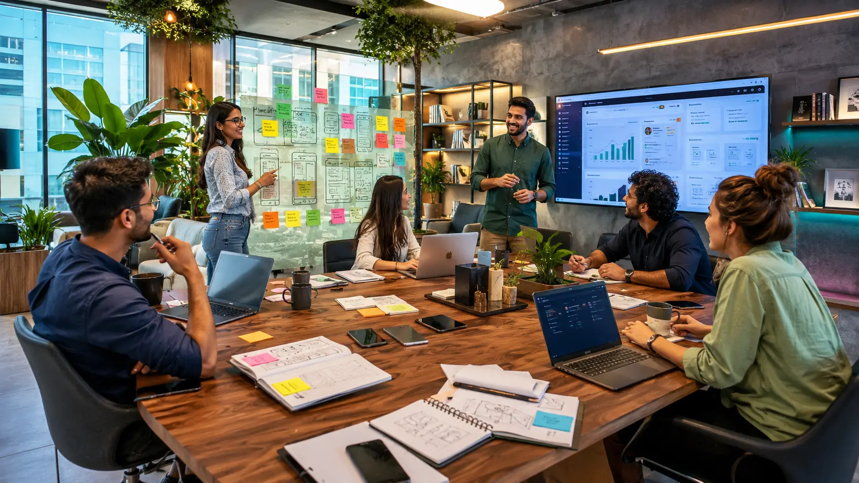 Collaborative real estate team